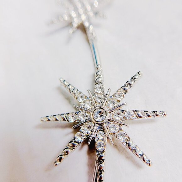 Silver Halo Crown, Goddess Headpiece, Star Halo Crown, Costume Tiara Crown - Picture 5 of 7